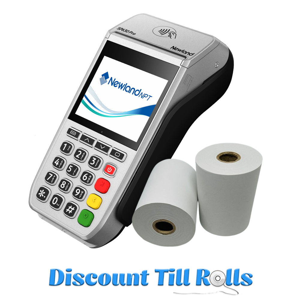 Newland SP630 Pro Thermal Receipt Paper Rolls Credit Card Machine PDQ Till Rolls