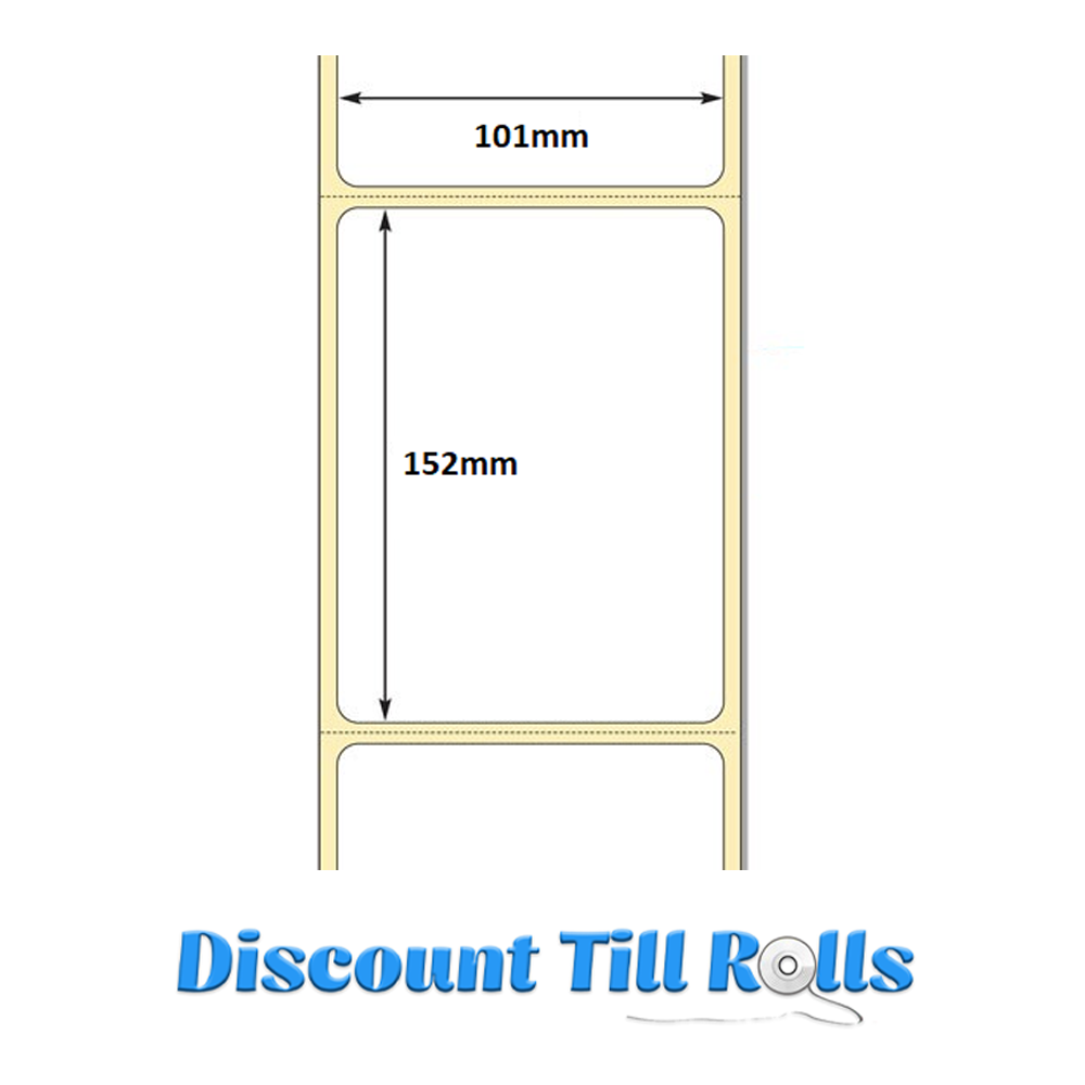 101mm x 152mm Direct Thermal Shipping Labels