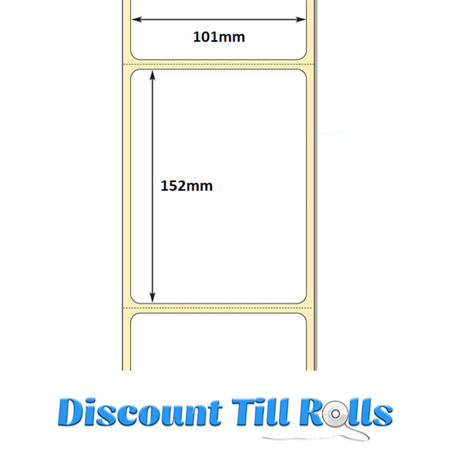 101mm x 152mm Direct Thermal Shipping Labels