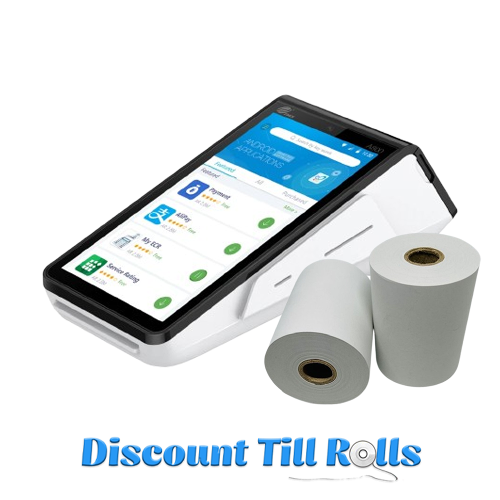 Pax A800 Thermal Receipt Paper Rolls Credit Card Machine PDQ Till Rolls