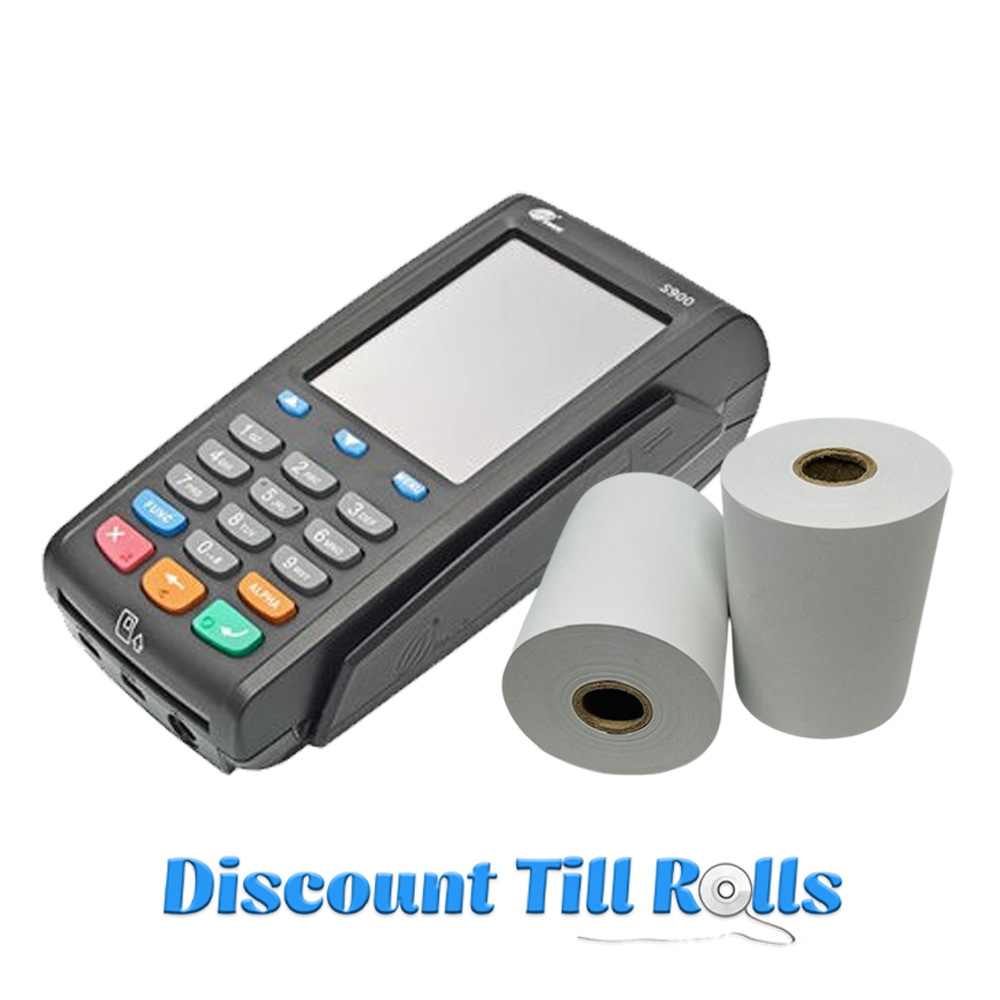 Pax S900 Thermal Receipt Paper Rolls Credit Card Machine PDQ Till Rolls