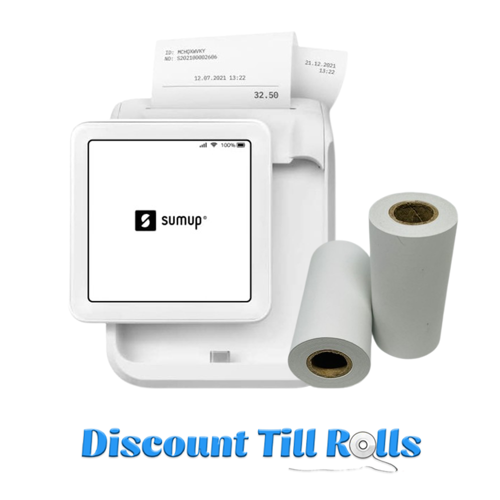 SumUp Solo Thermal Receipt Paper Rolls Credit Card Machine PDQ Till Rolls
