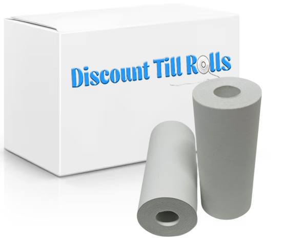 57mm x 25mm Coreless Thermal Receipt Paper Till Rolls Credit Card Machine PDQ Rolls