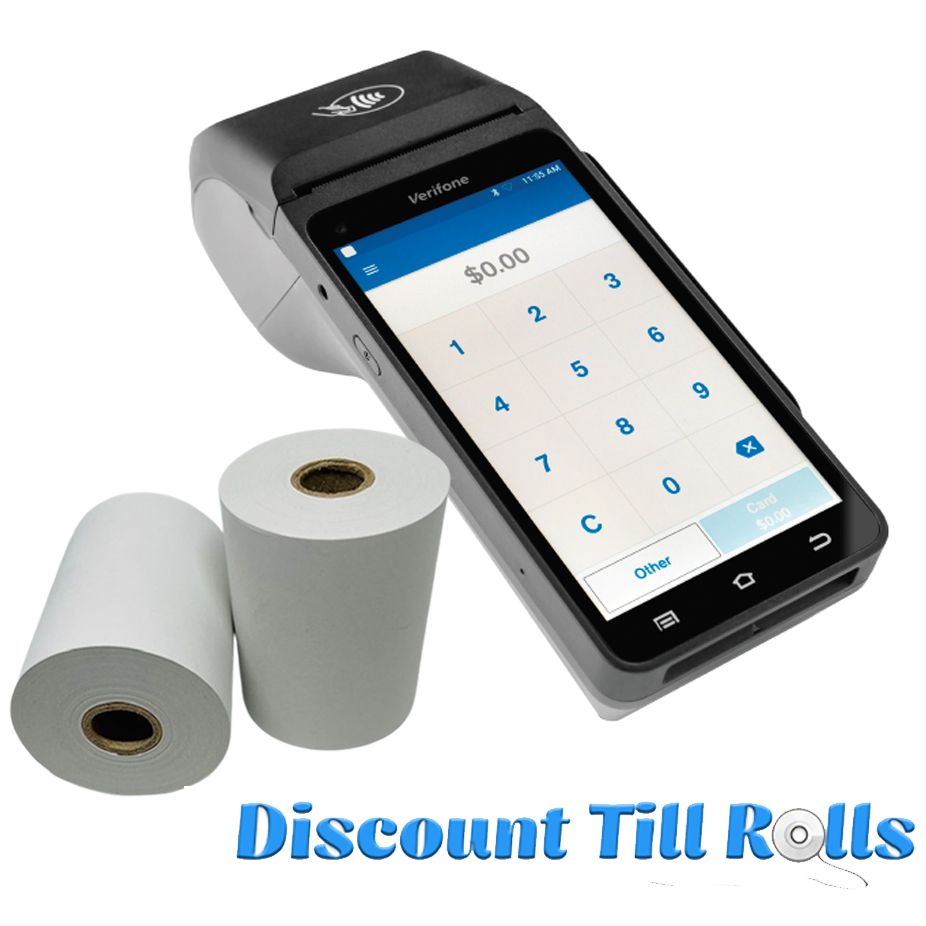 Verifone T650 Thermal Receipt Paper Rolls Credit Card Machine PDQ Till Rolls