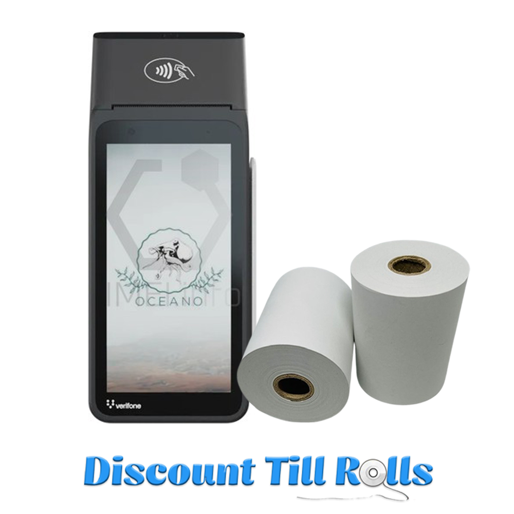 Verifone V660p Thermal Receipt Paper Rolls Credit Card Machine PDQ Till Rolls