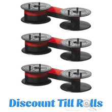 1024 Twinspool Black/Red Ink Ribbon Cassette - Pack of 3