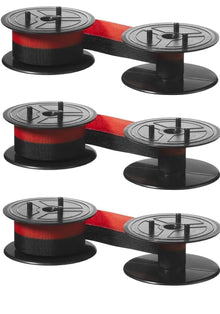 1024BR Twin Spool Ribbon Black/Red
