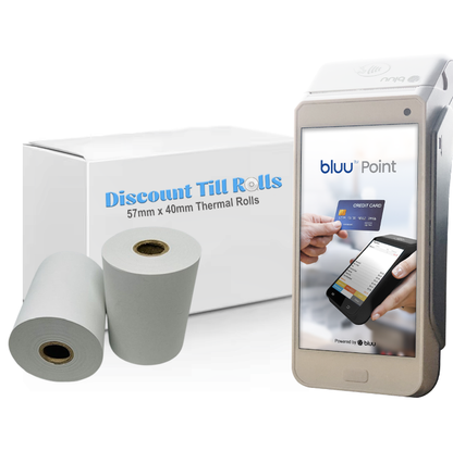 Bluu Point Card Machine Rolls