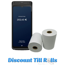 Castles S1F3 Thermal Receipt Paper Rolls Credit Card Machine PDQ Till Rolls