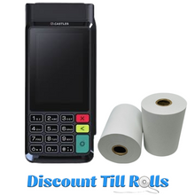 Castles V1M Thermal Receipt Paper Rolls Credit Card Machine PDQ Till Rolls