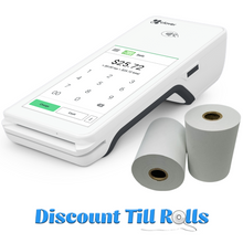 Clover C400 C401 C405 Thermal Receipt Paper Rolls Credit Card Machine PDQ Till Rolls