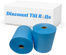 Dry Steam Laundry Rolls Dry Cleaning Laundry Rolls Wet Strength Laundry Tape Receipt Rolls Blue 76mm x 76mm