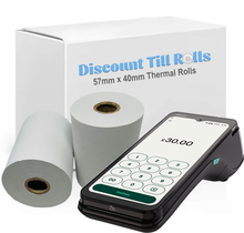 Dojo Go Max Thermal Receipt Paper Rolls Credit Card Machine PDQ Till Rolls