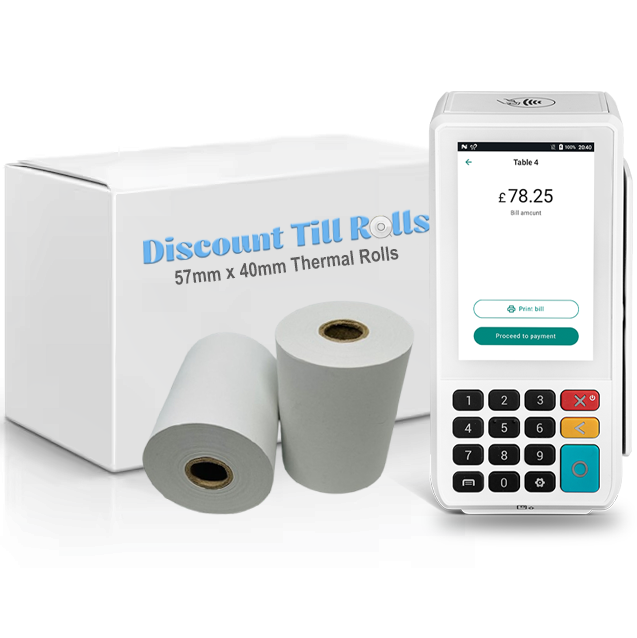 Credit Card Machine Rolls & PDQ Rolls – Discount Till Rolls