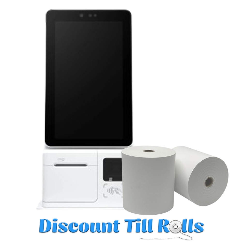 Foodhub Kiosk Pro Mini Thermal Receipt Paper Till Rolls 