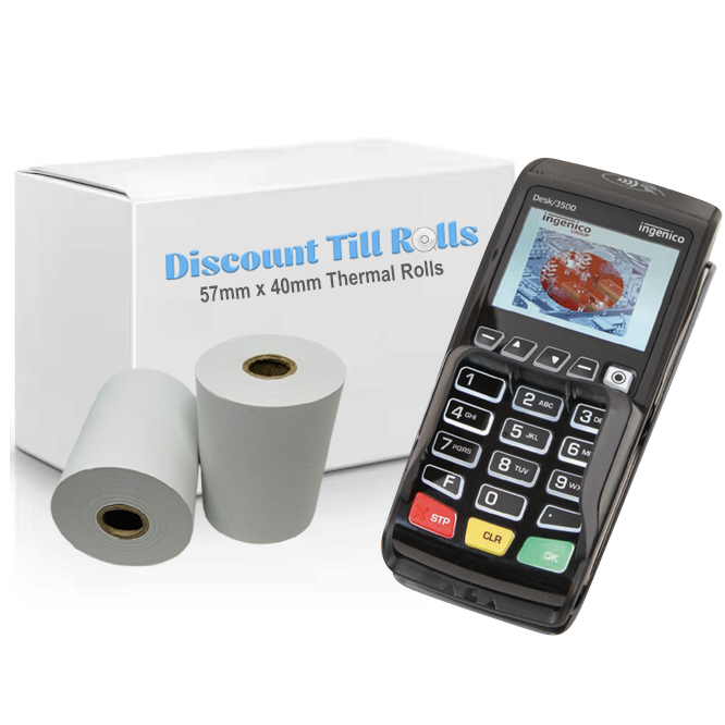 Cardnet Shop Lloyds Cardnet Desk 3500 Thermal Card Machine Rolls – Discount Till Rolls