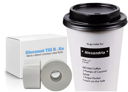 Zebra ZD621 - 40mm Linerless Label Rolls