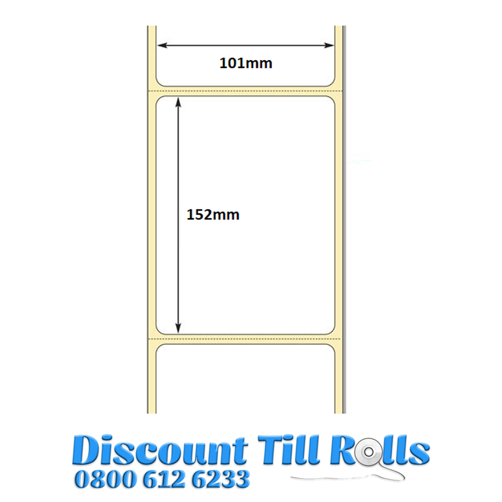 101mm x 152mm Direct Thermal Shipping Labels