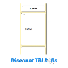 101mm x 152mm Shipping Labels - 1000 Labels
