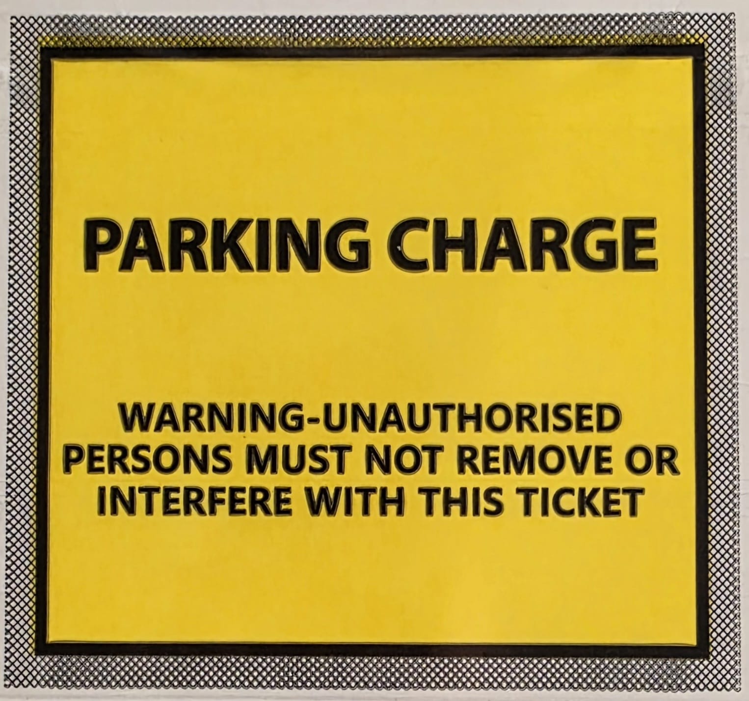 Parking Charge Wallet - Parking Charge Notice Wallet - PCN Wallet. Pack of 1000