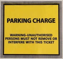 Parking Charge Wallet - Parking Charge Notice Wallet - PCN Wallet. Pack of 1000