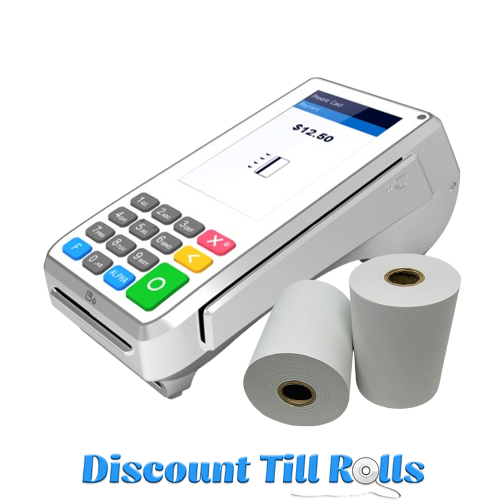 Pax A80 Thermal Receipt Paper Rolls Credit Card Machine PDQ Till Rolls