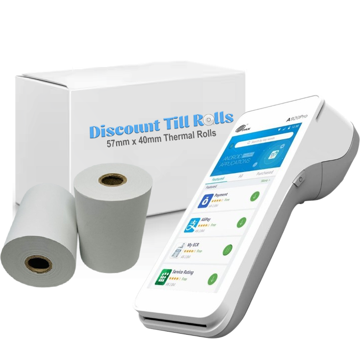 Pdq Machine Cost Rapyd Pax A920 Pro PDQ / Card Machine Rolls – Discount Till Rolls