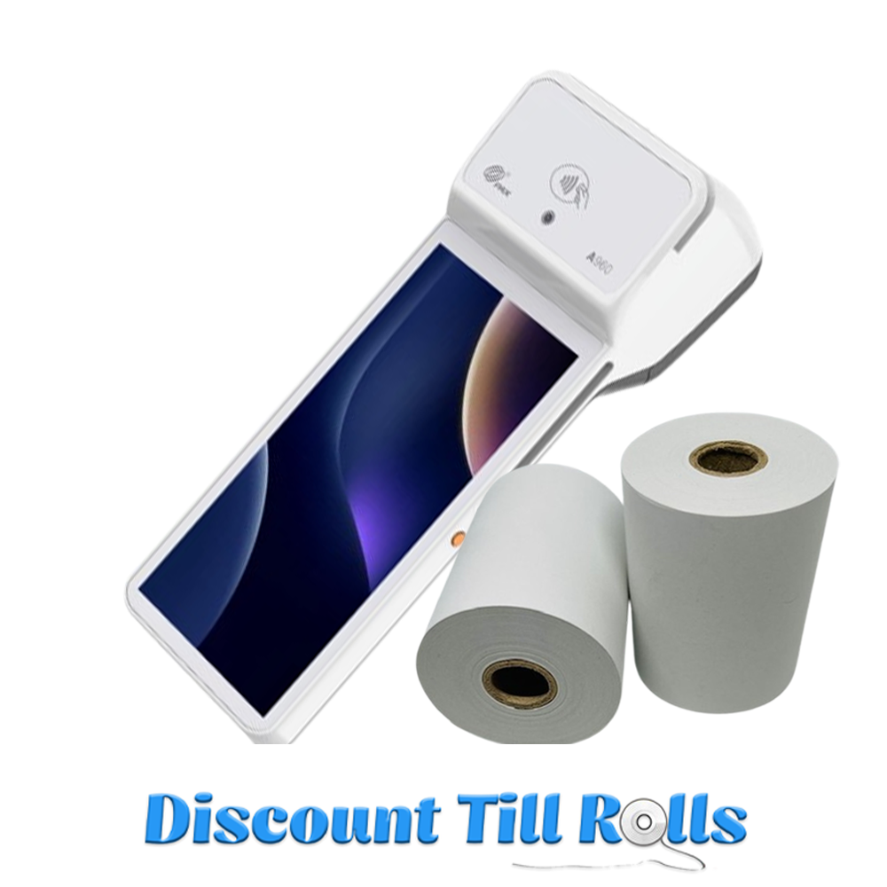 Pax A960 Thermal Receipt Paper Rolls Credit Card Machine PDQ Till Rolls