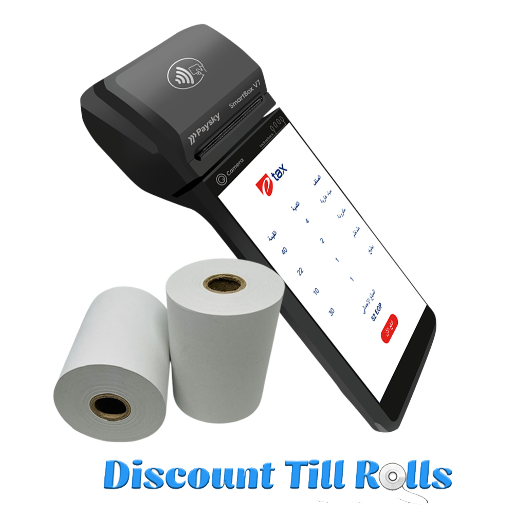 Paysky Smartbox V7 Thermal Receipt Paper Rolls Credit Card Machine PDQ Till Rolls