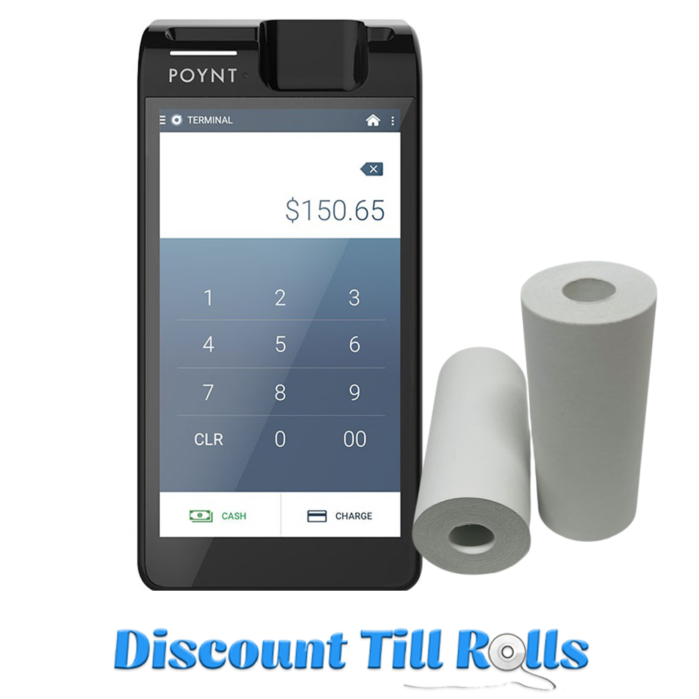 Poynt 5 Thermal Receipt Paper Credit Card Machine PDQ Rolls
