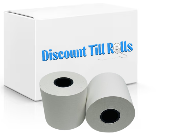 44mm x 44mm Single Ply Receipt Paper Till Rolls