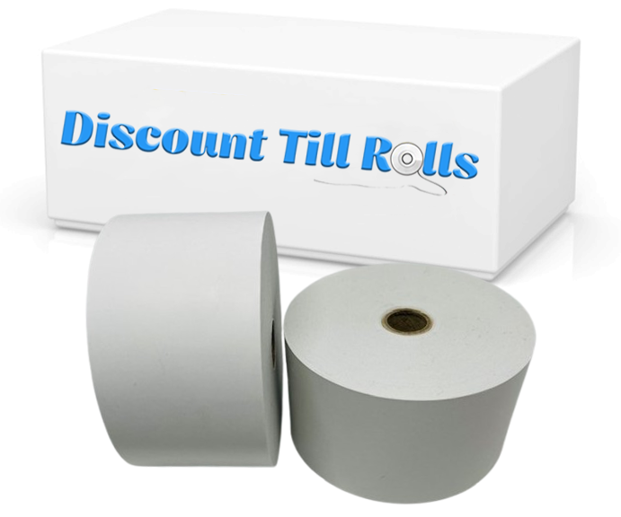 44mm x 80mm Single Ply Receipt Paper Till Rolls
