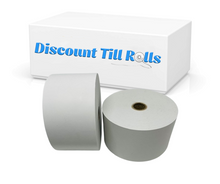 44mm x 80mm Single Ply Plain Roll