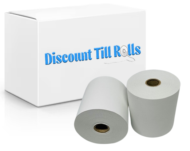 57mm x 57mm Single Ply Receipt Paper Till Rolls 