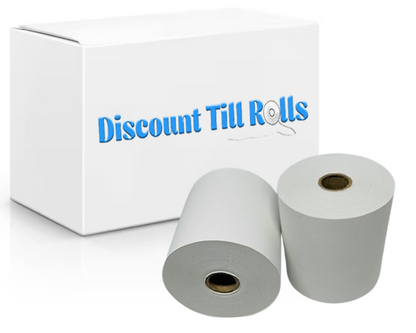 57mm x 57mm Single Ply Receipt Paper Till Rolls 