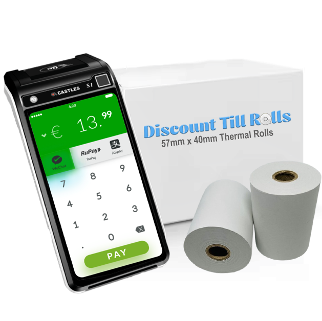 Cardnet Shop Cardnet Castles Saturn 1000 Thermal Card Machine Rolls – Discount Till ...