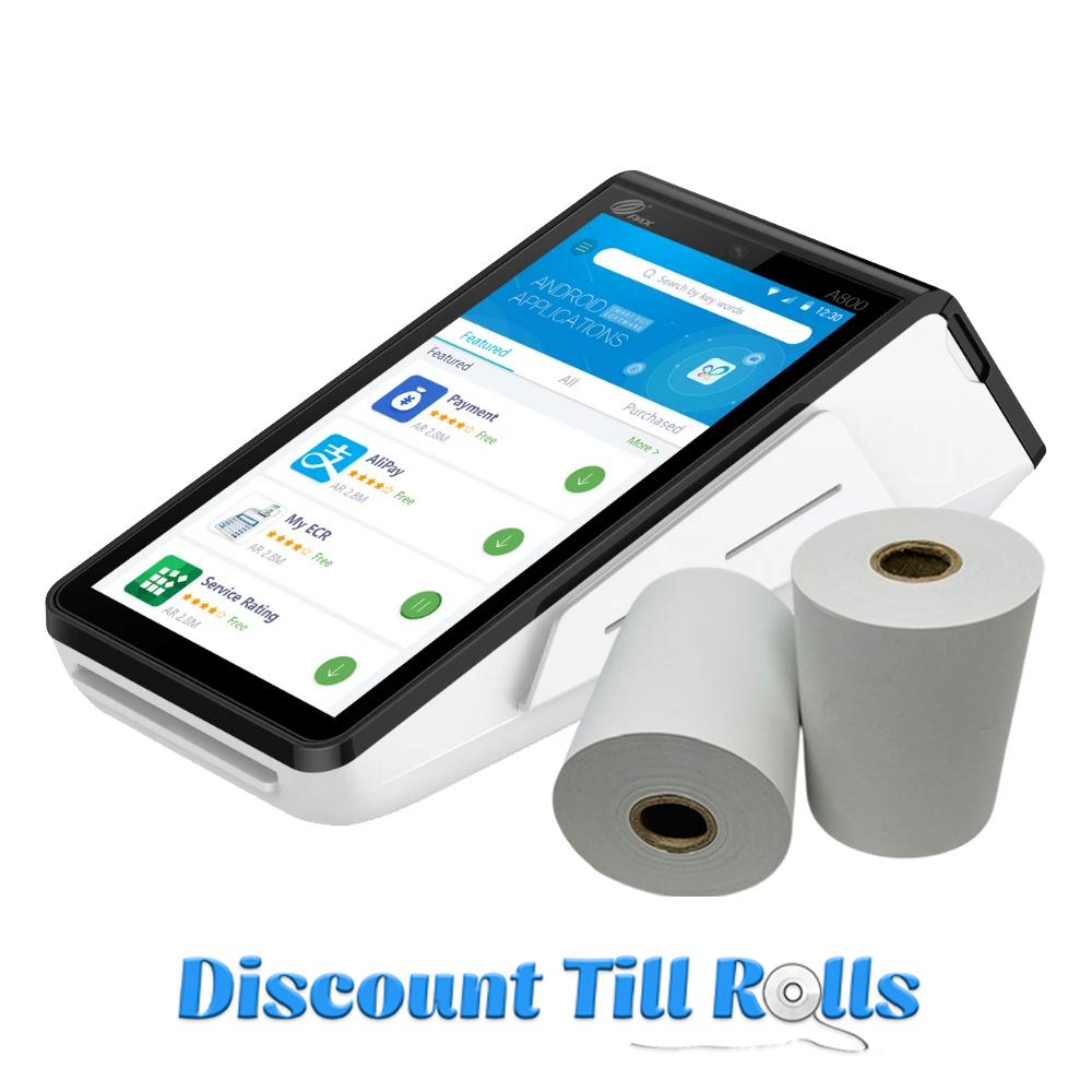 SpotOn All-in-One Thermal Receipt Paper Rolls Credit Card Machine PDQ Till Rolls