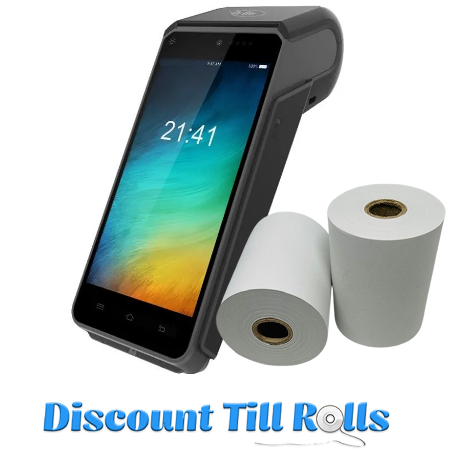 Syrve Payments Ingenico Axium DX8000 Thermal Receipt Paper Rolls Credit Card Machine PDQ Till Rolls