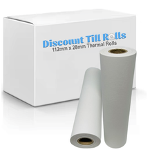112mm x 28mm Thermal Rolls