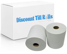 57mm x 55mm x 12.7mm Core Thermal Receipt Paper Till Rolls