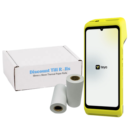 Teya Pro Card Machine Rolls - 58mm x 30mm