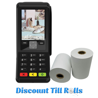 Verifone V200c Thermal Receipt Paper Rolls Credit Card Machine PDQ Till Rolls