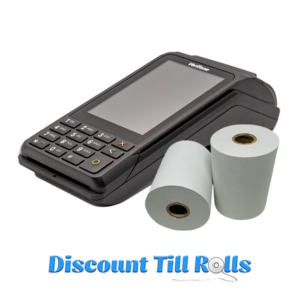 Verifone V240m Thermal Receipt Paper Credit Card Machine PDQ Rolls