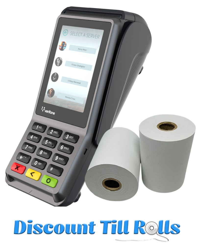 Verifone V400 Thermal Receipt Paper Credit Card Machine PDQ Rolls