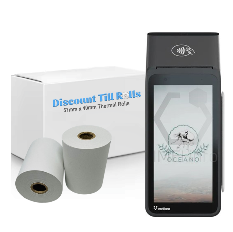Verifone V660p Thermal Paper Rolls – Discount Till Rolls