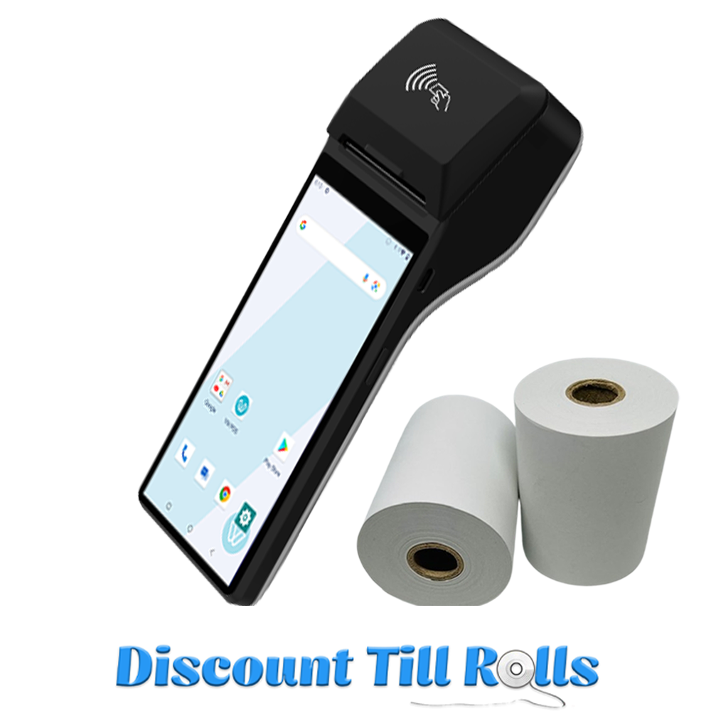 Viva Wallet OneS Thermal Receipt Paper Rolls Credit Card Machine PDQ Till Rolls