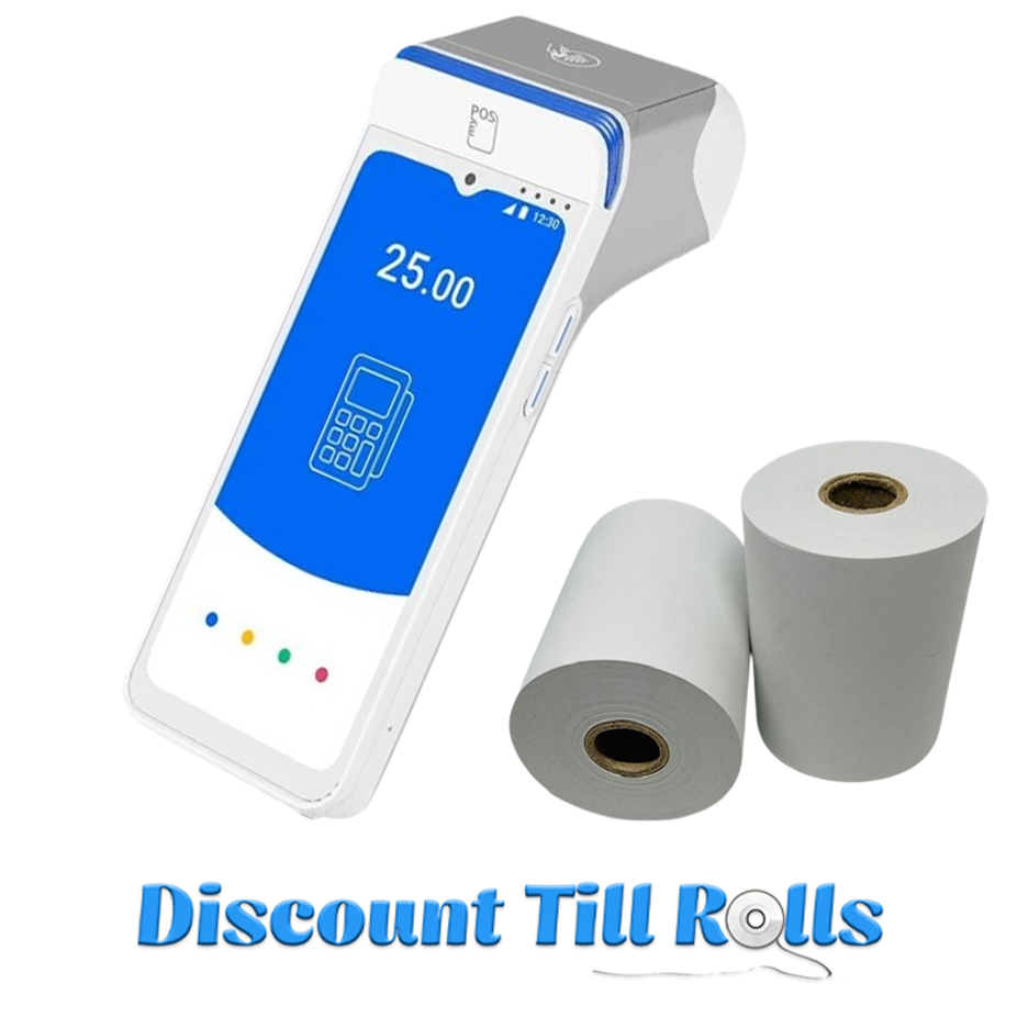 myPOS Ultra Thermal Receipt Paper Rolls Credit Card Machine PDQ Till Rolls
